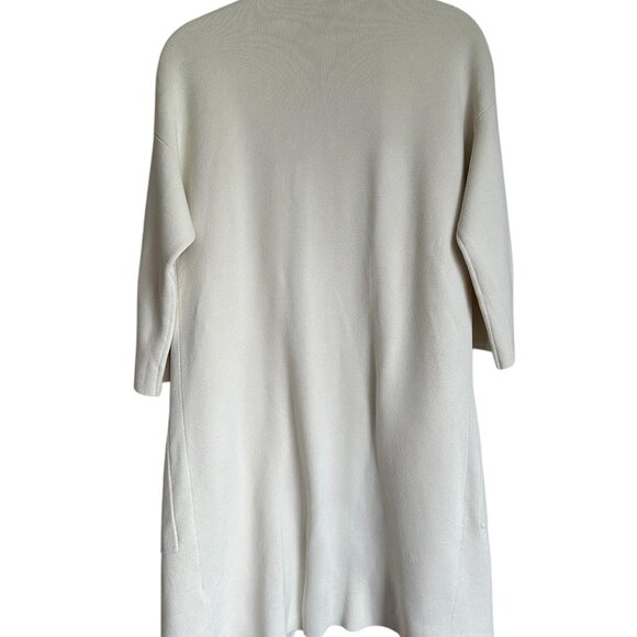 Eileen Fischer ivory silk cotton blend cardigan Size Petite Small - Picture 3 of 8